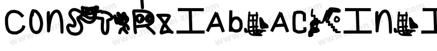 Constrxiablackinline-l89D字体转换