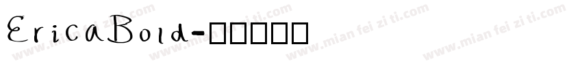 EricaBold字体转换