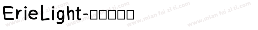 ErieLight字体转换