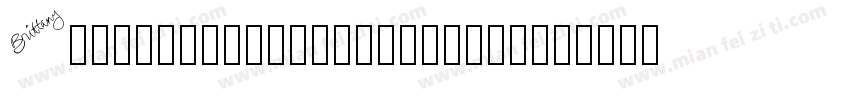 BrittanySignature-LjyZ字体转换