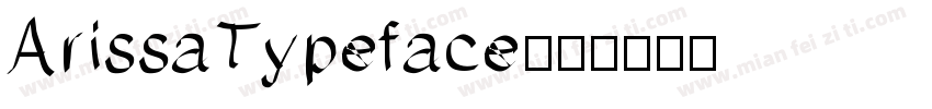 ArissaTypeface字体转换