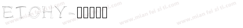 ETCHY字体转换