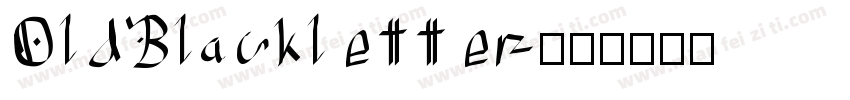 OldBlackletter字体转换