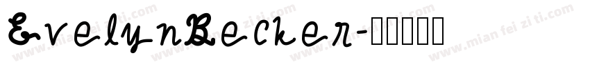EvelynBecker字体转换