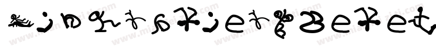 EingraviertBeveled-dvdV字体转换