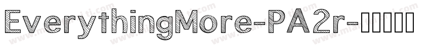 EverythingMore-PA2r字体转换