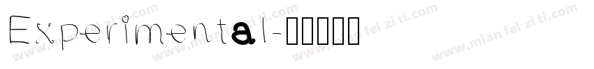 Experimental字体转换