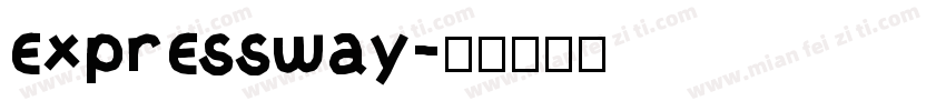 expressway字体转换