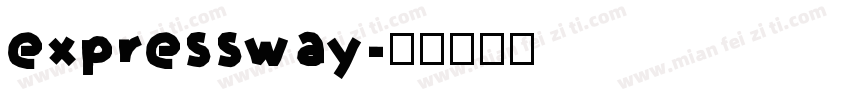 expressway字体转换