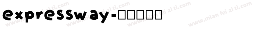 expressway字体转换