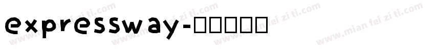 expressway字体转换