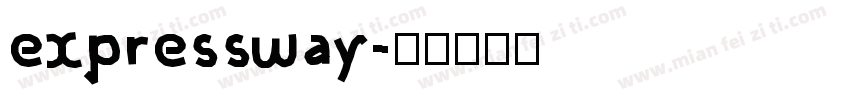 expressway字体转换