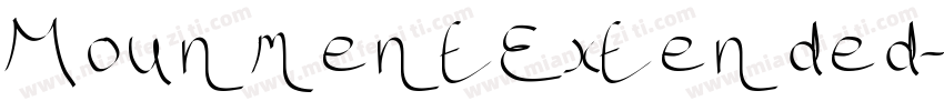 MounmentExtended字体转换