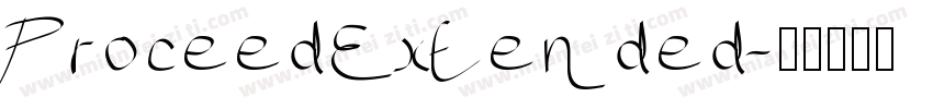 ProceedExtended字体转换