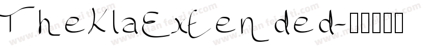 TheklaExtended字体转换