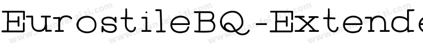 EurostileBQ-Extended字体转换
