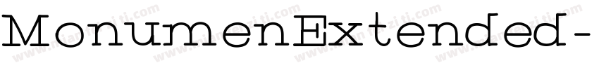 MonumenExtended字体转换