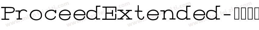 ProceedExtended字体转换