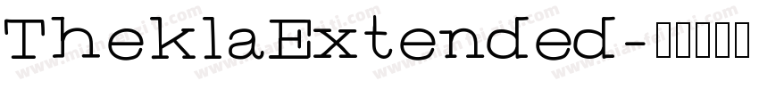 TheklaExtended字体转换