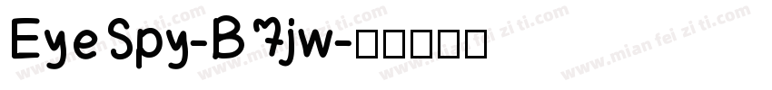 EyeSpy-B7jw字体转换