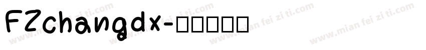FZchangdx字体转换
