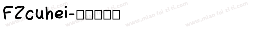 FZcuhei字体转换