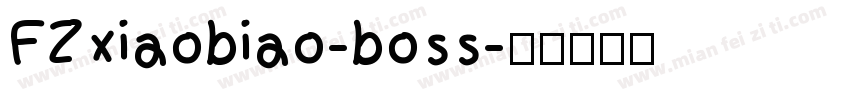 FZxiaobiao-boss字体转换