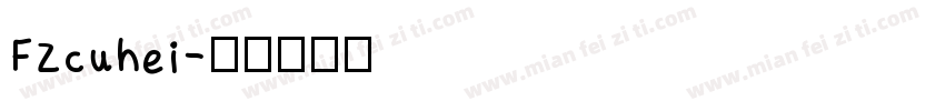 FZcuhei字体转换