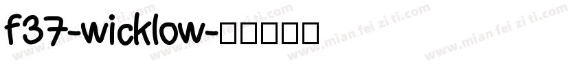f37-wicklow字体转换