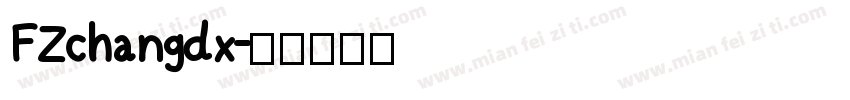 FZchangdx字体转换