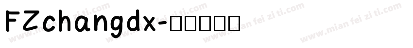 FZchangdx字体转换