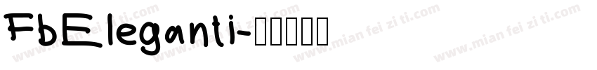 FbEleganti字体转换