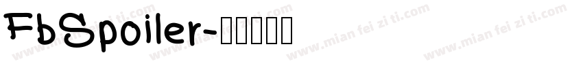 FbSpoiler字体转换