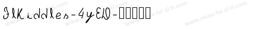 FlKiddles-4yED字体转换