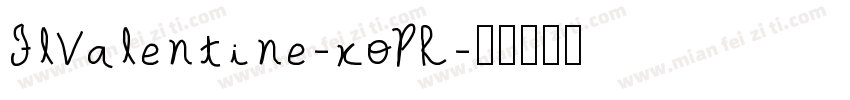 FlValentine-xoPR字体转换