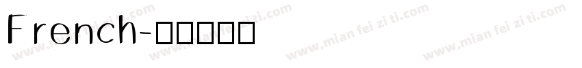 French字体转换