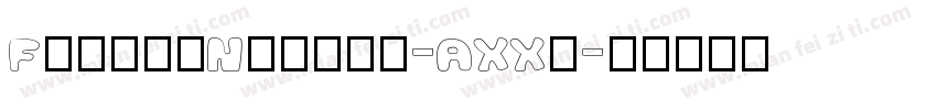 FrozenNeutra-AXXg字体转换