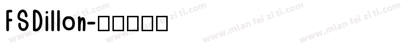 FSDillon字体转换