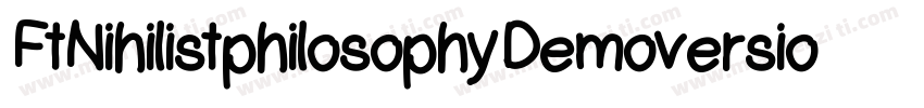 FtNihilistphilosophyDemoversion-ayxR字体转换