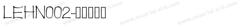 LEHN002字体转换