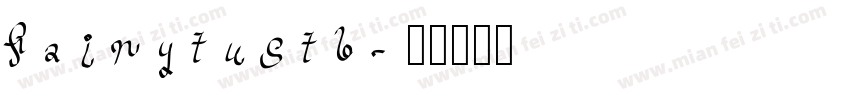 fairytustb字体转换