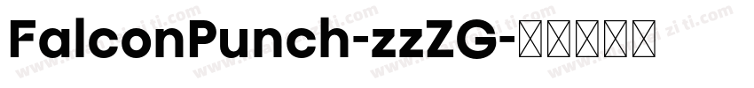 FalconPunch-zzZG字体转换