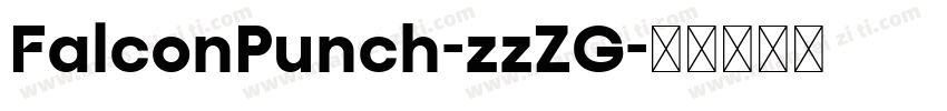 FalconPunch-zzZG字体转换