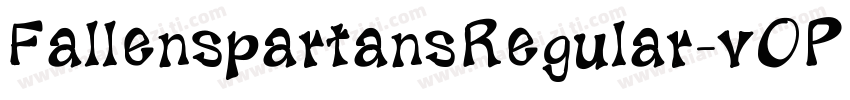FallenspartansRegular-vOPE字体转换