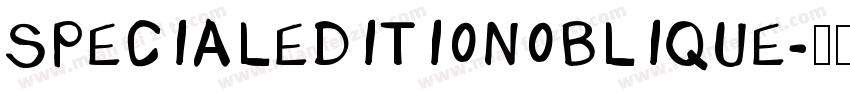 SpecialEditionOblique字体转换