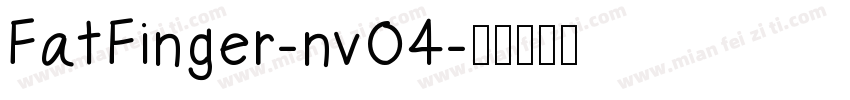 FatFinger-nvO4字体转换