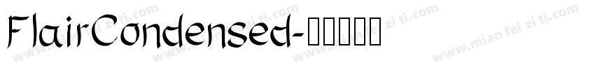 FlairCondensed字体转换
