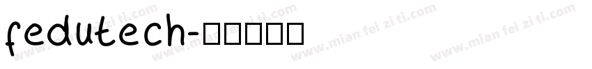 fedutech字体转换