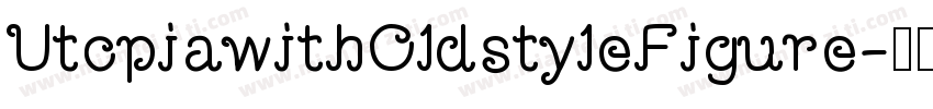 UtopiawithOldstyleFigure字体转换