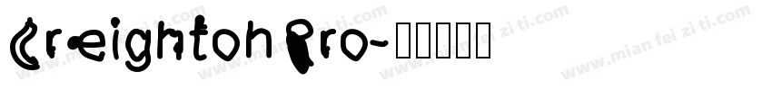 CreightonPro字体转换